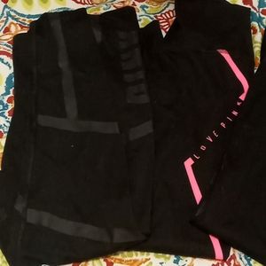 4 leggings pink